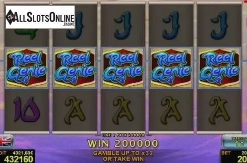 Win 2. Reel Genie from Novomatic