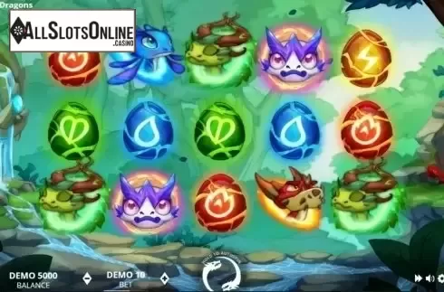 Reel Screen. Reign of Dragons from Evoplay Entertainment