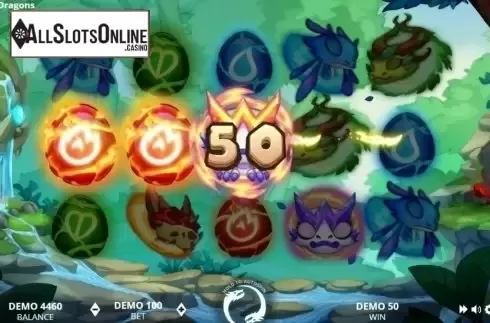 Win Screen 2. Reign of Dragons from Evoplay Entertainment