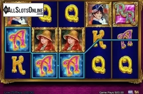 Win Screen. Renoir Riches from High 5 Games