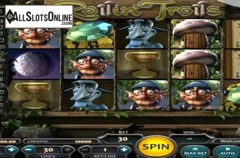 Reel Screen. Rollin Trolls from Nucleus Gaming