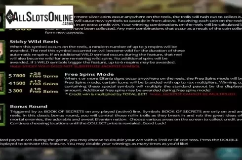 Features 1. Rollin Trolls from Nucleus Gaming