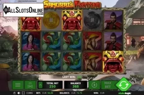 Bonus symbols. Samurai's Fortune from StakeLogic
