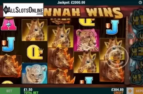 Reel Screen. Savannah Wins from Intouch Games