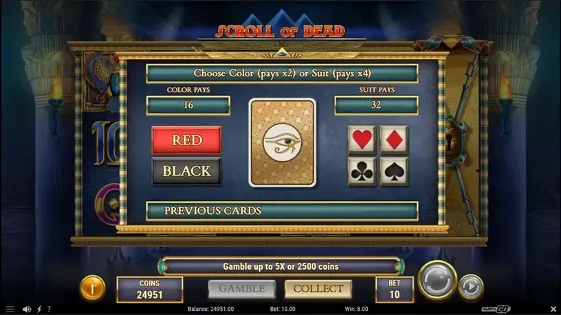 Scroll of Dead slot screenshot 3
