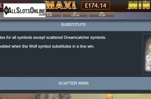 Substitute. Shamans Dream Jackpot from Eyecon