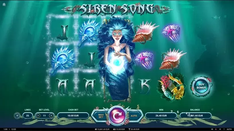 Siren Song slot screenshot 2