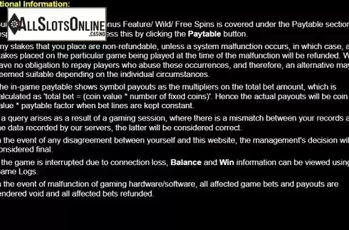 Game rules 4