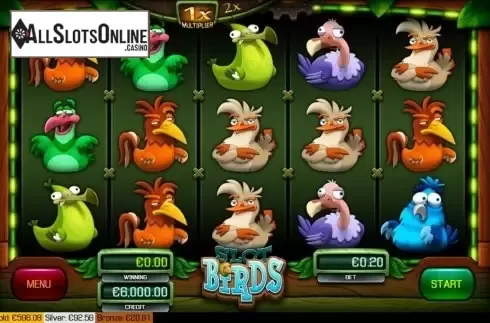 Reel screen. Slot Birds from Apollo Games