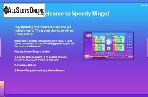 Game Info screen