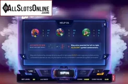 Symbols 2. Sport Slot from Smartsoft Gaming