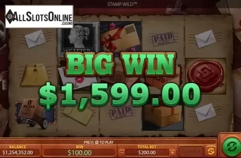 Win screen 2. Stamp Wild from Green Jade Games