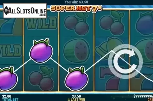 Win Screen 2. Super Hot 7s (Slot Factory) from Slot Factory