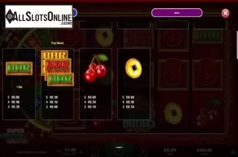 Paytable 2