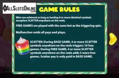 Scatter screen