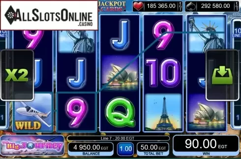 Win Screen . The Big Journey from EGT