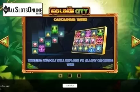 Start Screen. The Golden City (iSoftBet) from iSoftBet