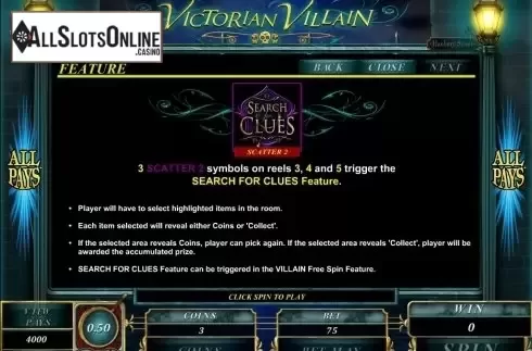 Screen6. Victorian Villain from Microgaming