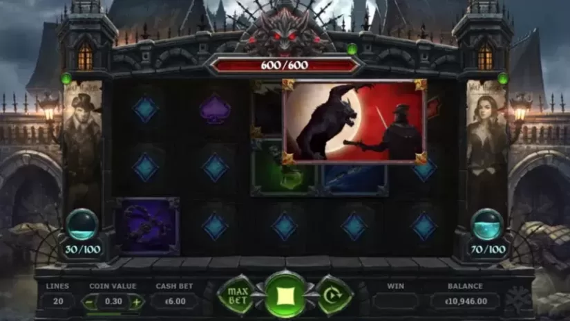 Wolf Hunters slot screenshot 2
