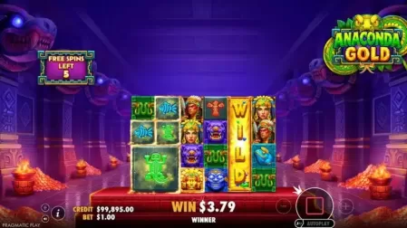 Anaconda Gold slot screenshot 5