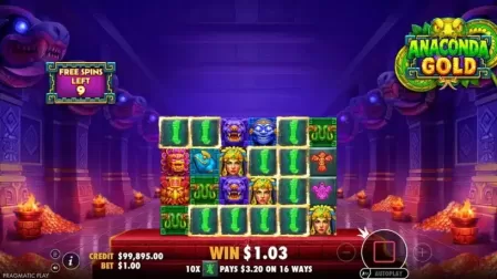 Anaconda Gold slot screenshot 4