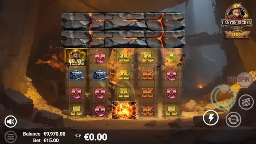Canyon Riches slot screenshot 2