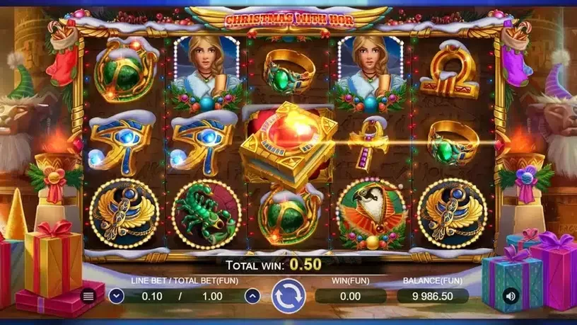 Christmas with Hor slot screenshot 3