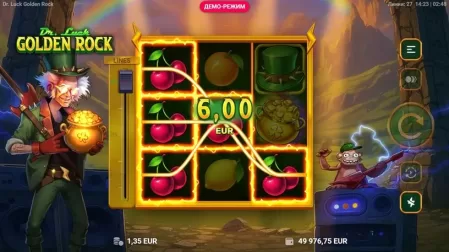 Dr Luck Golden Rock slot screenshot 4