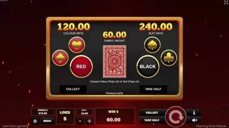 Flaming Fruit Deluxe slot screenshot 3