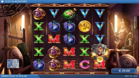 Gladiatoro slot screenshot 2