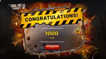 Guns, Love & Therapy slot screenshot 3