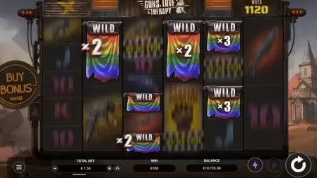 Guns, Love & Therapy slot screenshot 4
