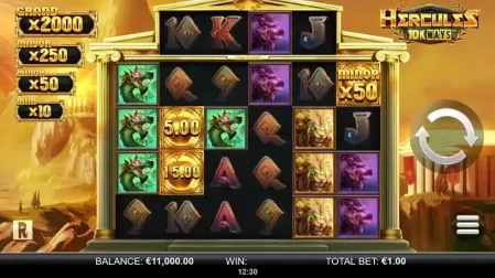 Hercules 10k Ways slot screenshot 1