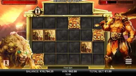 Hercules 10k Ways slot screenshot 7