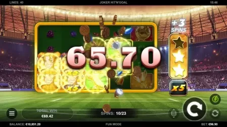 Joker Hit ‘n’ Goal slot screenshot 5
