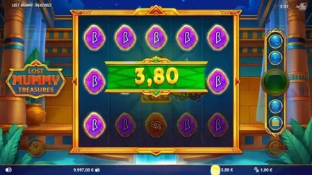 Lost Mummy Treasures slot screenshot 2