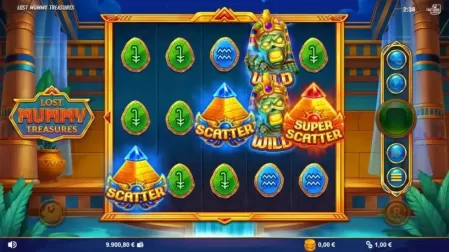 Lost Mummy Treasures slot screenshot 3