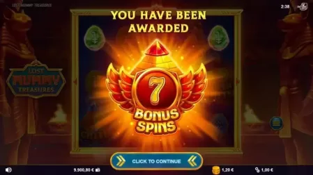 Lost Mummy Treasures slot screenshot 4