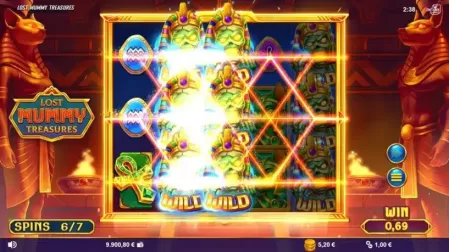 Lost Mummy Treasures slot screenshot 5