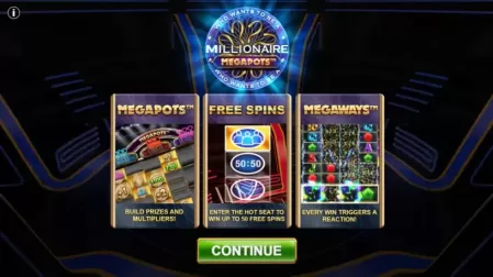 Millionaire Megapots slot screenshot 4