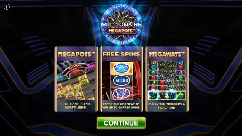 Millionaire Megapots slot screenshot 4
