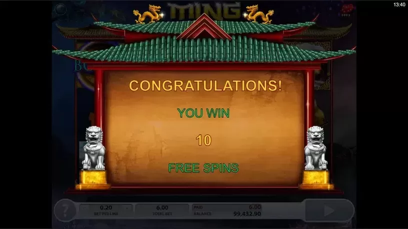 Ming Dynasty slot screenshot 4