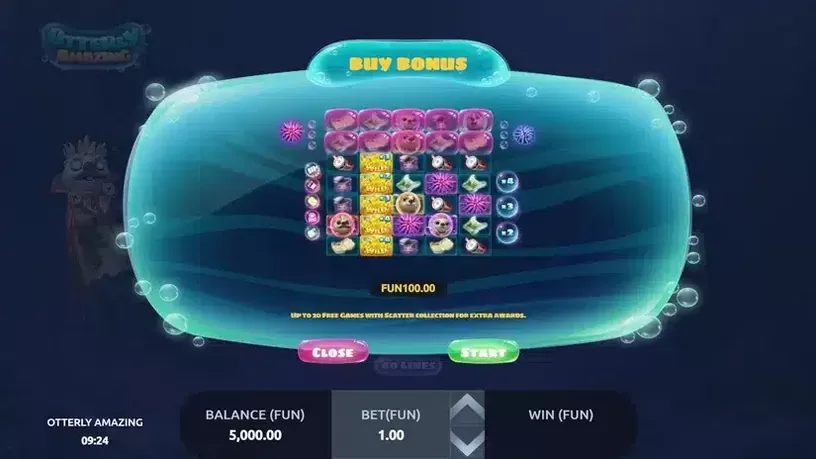 Otterly Amazing slot screenshot 2