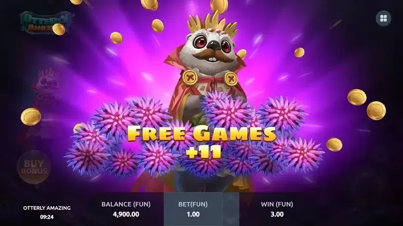 Otterly Amazing slot screenshot 4