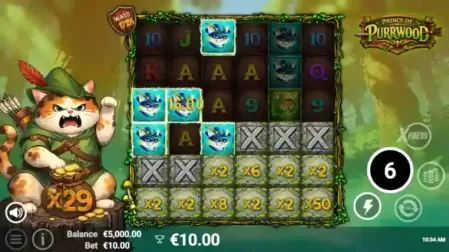 Prince of Purrwood slot screenshot 5