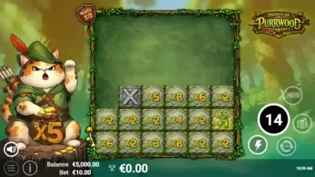 Prince of Purrwood slot screenshot 6