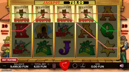 Red Sheriff slot screenshot 6