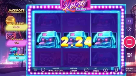 Retro Pedro slot screenshot 3