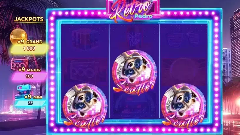 Retro Pedro slot screenshot 2