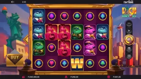 Rich Raptors slot screenshot 1
